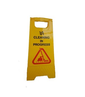biển báo  Cleaning Progress                                                                                              